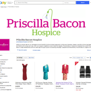 Priscilla Bacon Hospice eBay Store