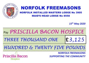 Priscilla Bacon Hospice - Norfolk Freemasons