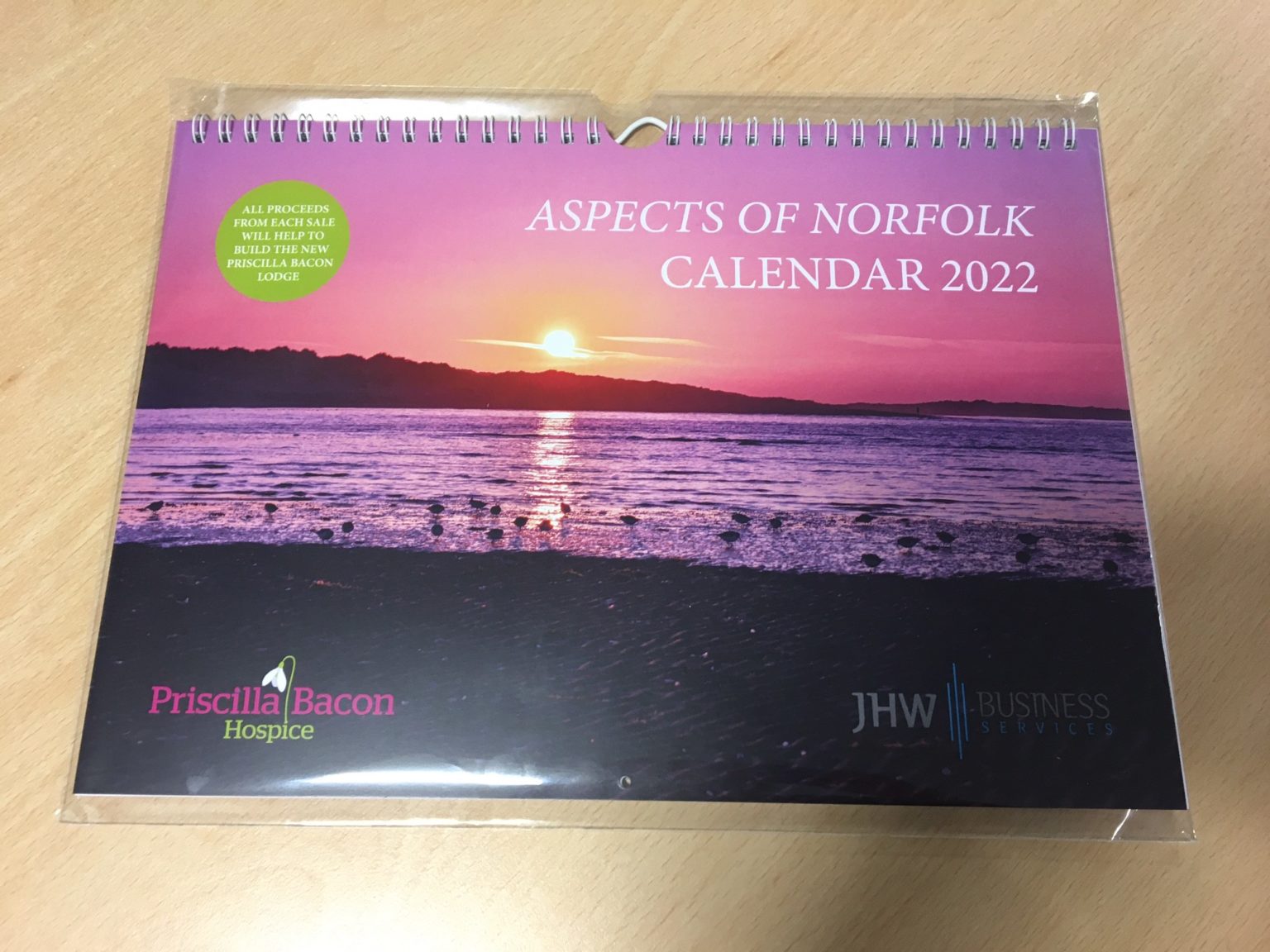 Get your 2022 charity calendar! - Priscilla Bacon Hospice